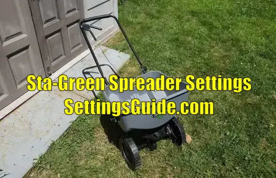 Sta-Green Spreader Settings